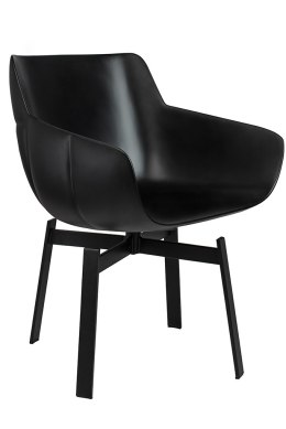 -15% Krzesło obrotowe SHIBA brązowe / czarne