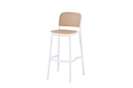 -15% Krzesło barowe WICKY białe