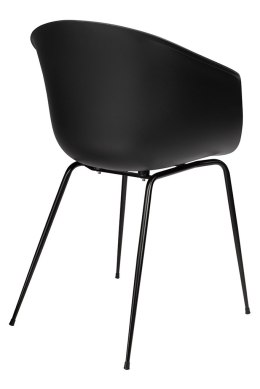 -15% Krzesło RALF czarne - polipropylen, metal