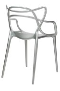 -15% Krzesło LUXO srebrne - ABS