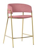 -15% Krzesło barowe DELTA 65 różowe