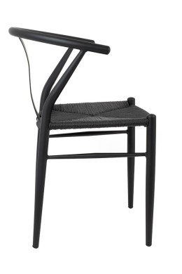 -15% Krzesło WISHBONE METAL czarne