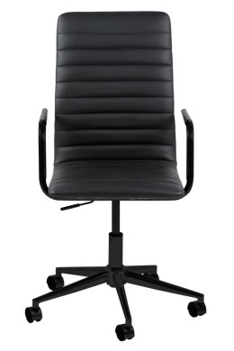 -15% ACTONA fotel biurowy WINSLOW - czarny, ekoskóra
