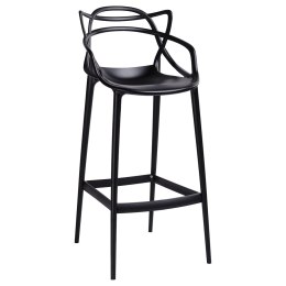 -15% Krzesło barowe HILO PREMIUM 75 cm czarne