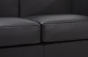 -15% Sofa trzyosobowa SOFT LC2 czarna - włoska skóra naturalna, metal
