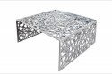 -15% INVICTA stolik kawowy ABSTRACT 60cm - srebrny, aluminium