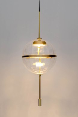 -15% Lampa wisząca CHAPLIN 300 mosiądz - LED, szkło