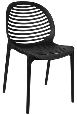 -15% Krzesło SUNNY czarne - polipropylen - poliwęglan