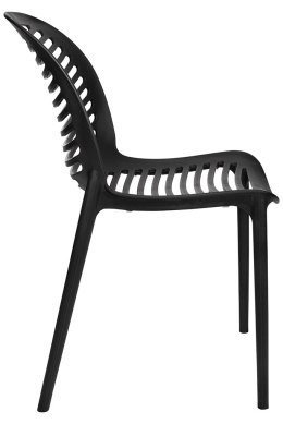 -15% Krzesło SUNNY czarne - polipropylen - poliwęglan