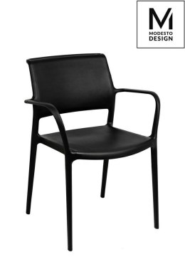 -15% MODESTO krzesło PETRA czarne - polipropylen