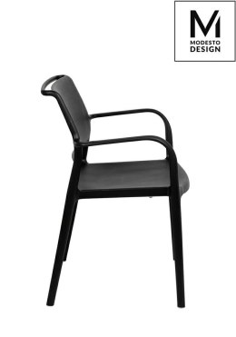 -15% MODESTO krzesło PETRA czarne - polipropylen