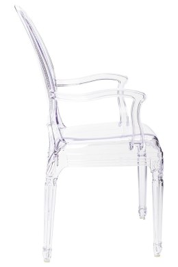 -15% Krzesło PRINCE ARM transparentne - poliwęglan