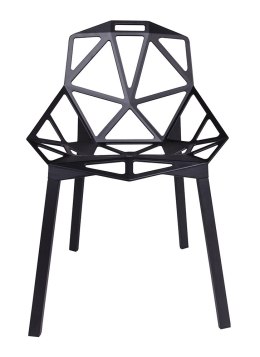 -15% Krzesło SPLIT PREMIUM czarne - aluminium, nogi czarne