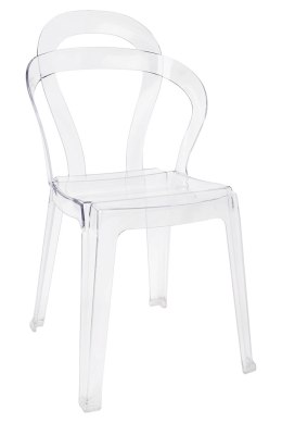 -15% Krzesło MERCI transparentne - poliwęglan