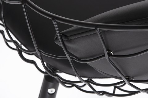 -15% Krzesło DEMON czarne - metal, ekoskóra, podstawa drewniana -15% Krzesło DEMON czarne - metal, ekoskóra, podstawa drewniana