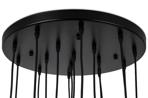 Lampa wisząca CANNON DISC 16 złota - mosiądz, szkło Lampa wisząca CANNON DISC 16 złota - mosiądz, szkło