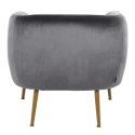 FOTEL WELLIS 74X71X69CM VELVET LIGHT GREY