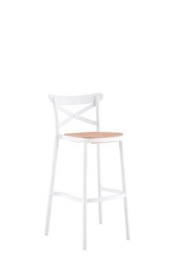KOD -5% | Krzesło barowe COUNTRY białe