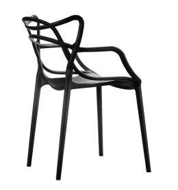 KOD -5% | Krzesło HILO PREMIUM czarne - polipropylen