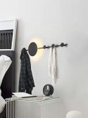 -15% MOOSEE lampa ścienna SHADOW HANG z wieszakiem czarna