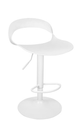 Krzesło barowe WRAPP regulowane białe
