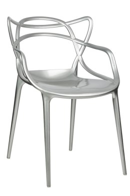 KOD -5% | Krzesło LUXO srebrne - ABS