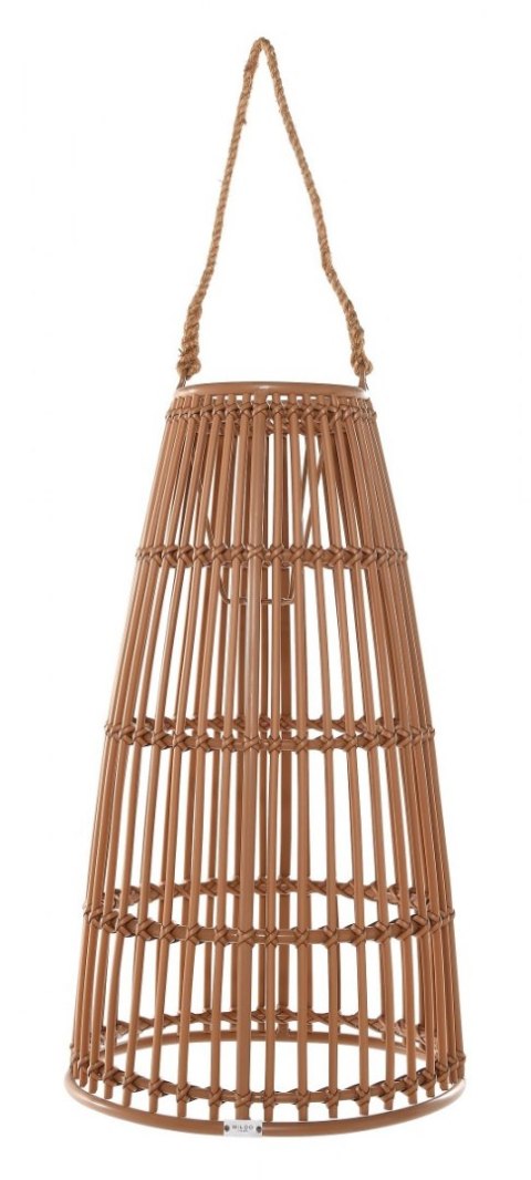 LAMPION BAHIA S ŚR40X71CM ALUMINIUM EKORATTAN NATURAL LAMPION BAHIA S ŚR40X71CM ALUMINIUM EKORATTAN NATURAL