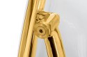 -15% Fotel BUBBLE STAND 2 GOLD VELVET poduszka czarna