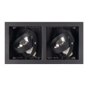 MAXLIGHT H0049 OPRAWA WPUSTOWA MATRIX II CZARNA AR111 GU10 230V