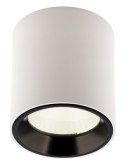 MAXLIGHT C0155 LAMPA SUFITOWA TUB OKRĄGŁY BIAŁY+ PIERŚCIEŃ OZDOBNY BIAŁY RC