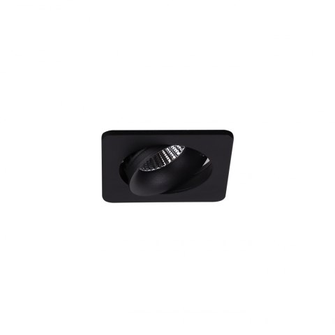 MAXLIGHT H0101 OPRAWA WPUSTOWA MAX ARYA SQUARE BLACK 8W ŚCIEMNIALNA