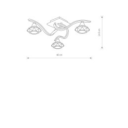 LAMPA SUFITOWA TESALLI III 4652 NOWODVORSKI