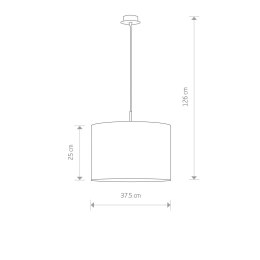 LAMPA WISZĄCA ALICE WHITE M 5383 NOWODVORSKI