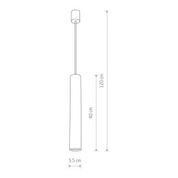 LAMPA WISZĄCA EYE GRAPHITE L 5456 NOWODVORSKI