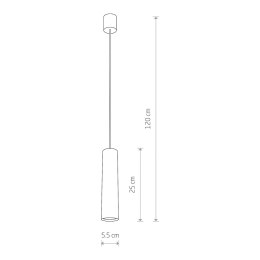 LAMPA WISZĄCA EYE WHITE M 5397 NOWODVORSKI