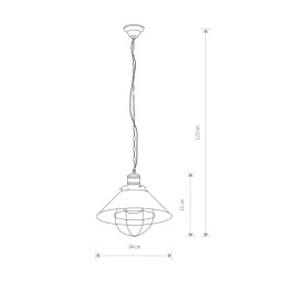 LAMP WISZĄCA GARRET I S 6443 NOWODVORSKI