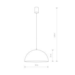 LAMPA WISZĄCA HEMISPHERE RUST I S 6367 NOWODVORSKI