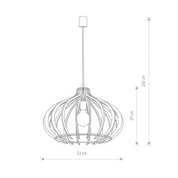 LAMPA WISZĄCA IKA I D 4174 NOWODVORSKI