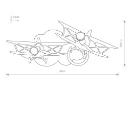 Kinkiety regulowane - PLANE Nowodvorski Lighting