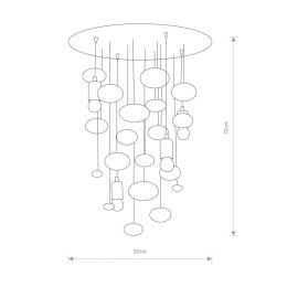 LAMPA WISZĄCA SALVA G 6845 NOWODVORSKI