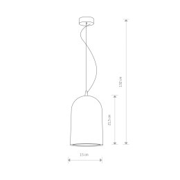 LAMPA WISZĄCA LAVA 6855 NOWODVORSKI