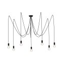 LAMPA WISZĄCA SPIDER BLACK VII 6785 NOWODVORSKI