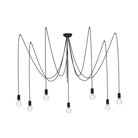 LAMPA WISZĄCA SPIDER BLACK VII 6785 NOWODVORSKI