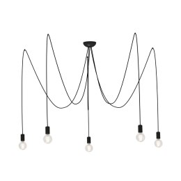 LAMPA WISZĄCA SPIDER BLACK V 6788 NOWODVORSKI