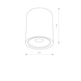 LAMPA SUFITOWA EDESA LED M 9108 NOWODVORSKI