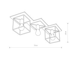 LAMPA SUFITOWA COBA III9043 NOWODVORSKI