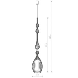 LAMPA WISZĄCA ABI L 8864 NOWODVORSKI