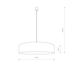 LAMPA WISZĄCA CROCO IV 8948 NOWODVORSKI