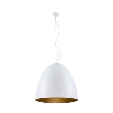 LAMPA WISZĄCA EGG XL 75CM BIAŁO ZŁOTA 9025 NOWODVORSKI