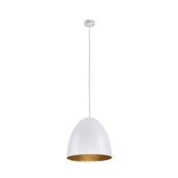 LAMPA WISZĄCA EGG M BIAŁO-ZŁOTY 9021 NOWODVORSKI